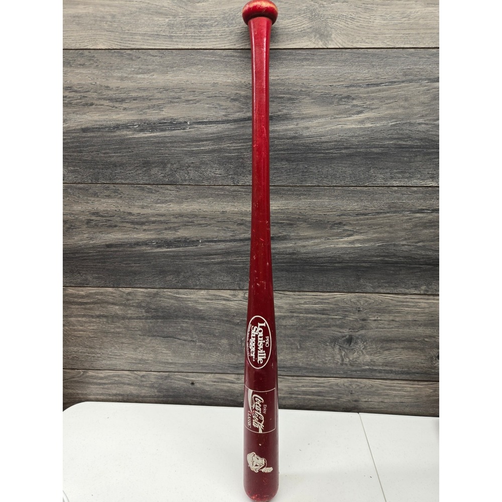 Vtg Louisville Slugger Coca-Cola Cleveland Indians Wood Baseball Bat Red 28in